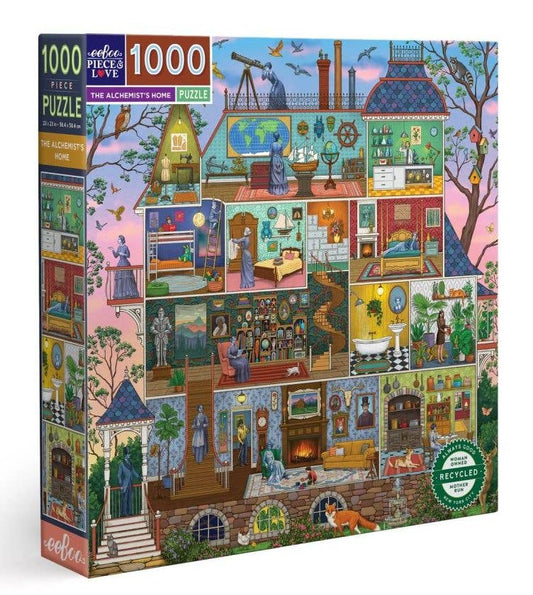 EeBoo 1000 Pc Puzzle - Alchemists Home
