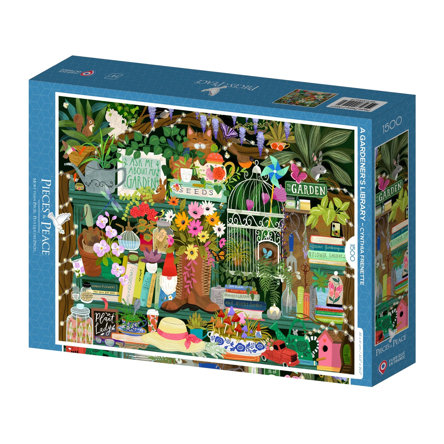 A Gardener's Library - Pieces and Peace - 1500 pieces