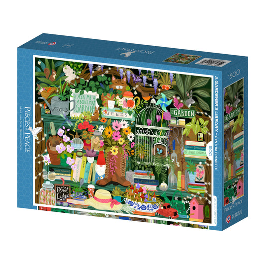 A Gardener's Library - Pieces and Peace - 1500 pieces