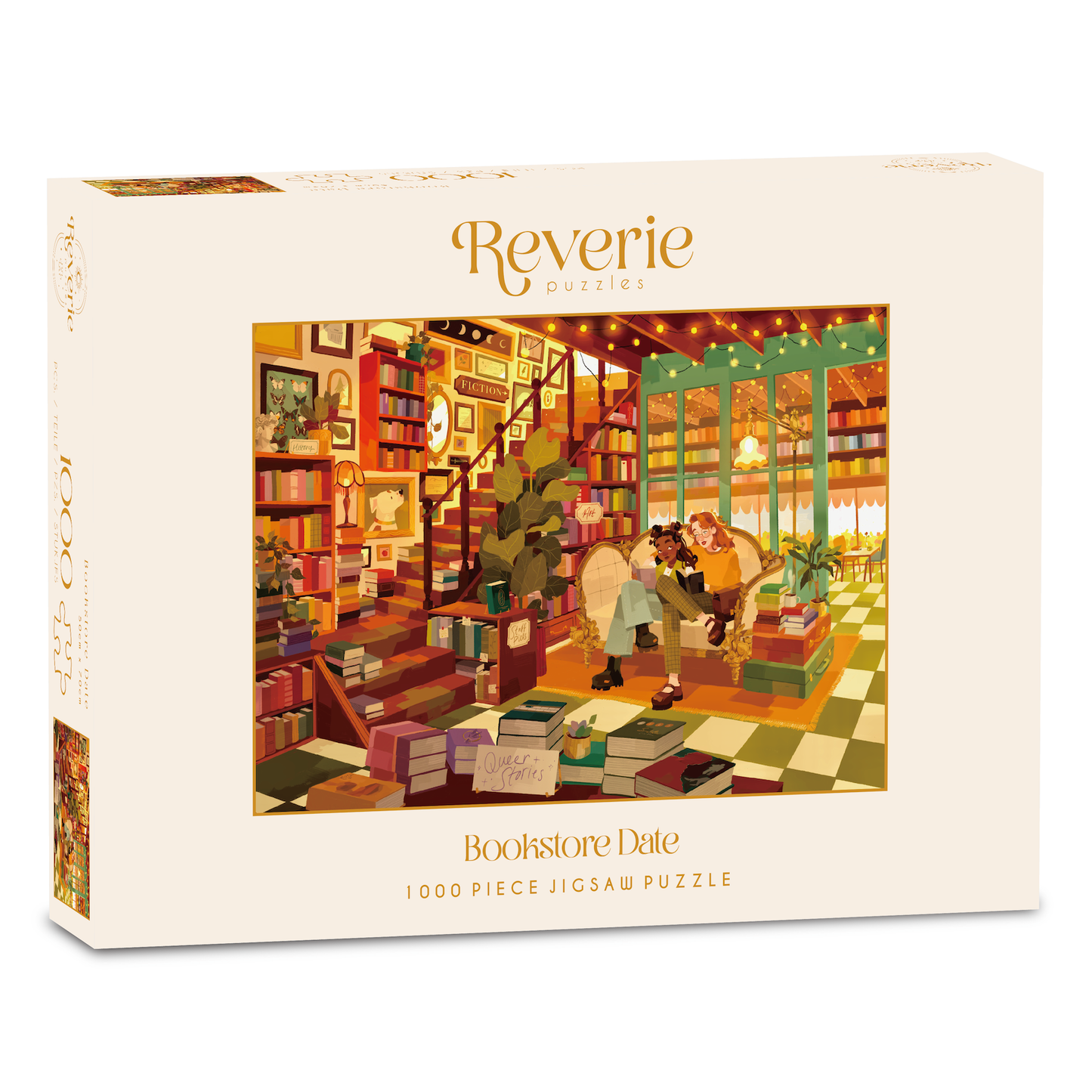 Bookstore Date Jigsaw Puzzle (1000 Pieces) - Reverie
