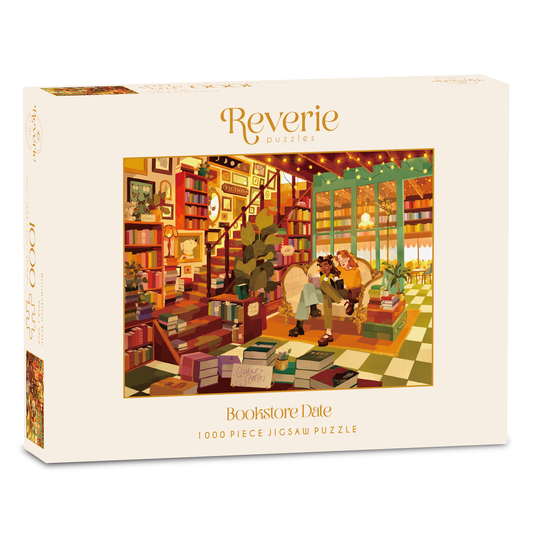 Bookstore Date Jigsaw Puzzle (1000 Pieces) - Reverie