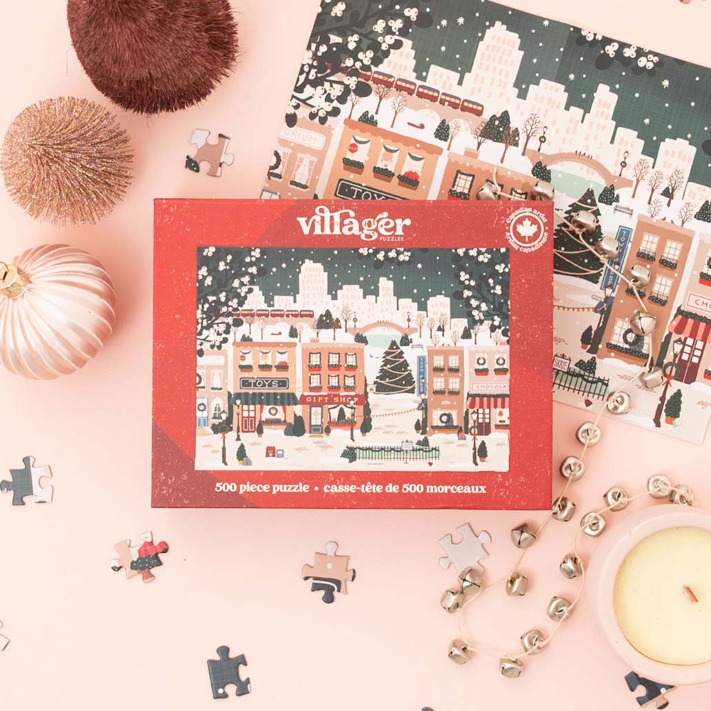 Small Town Holiday | 500-Piece Puzzle | Villager