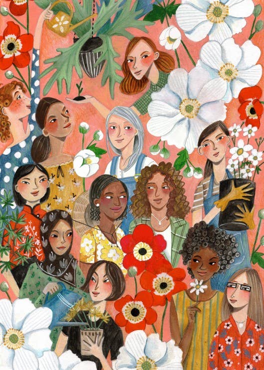 Women in the Garden - Pieces and Peace