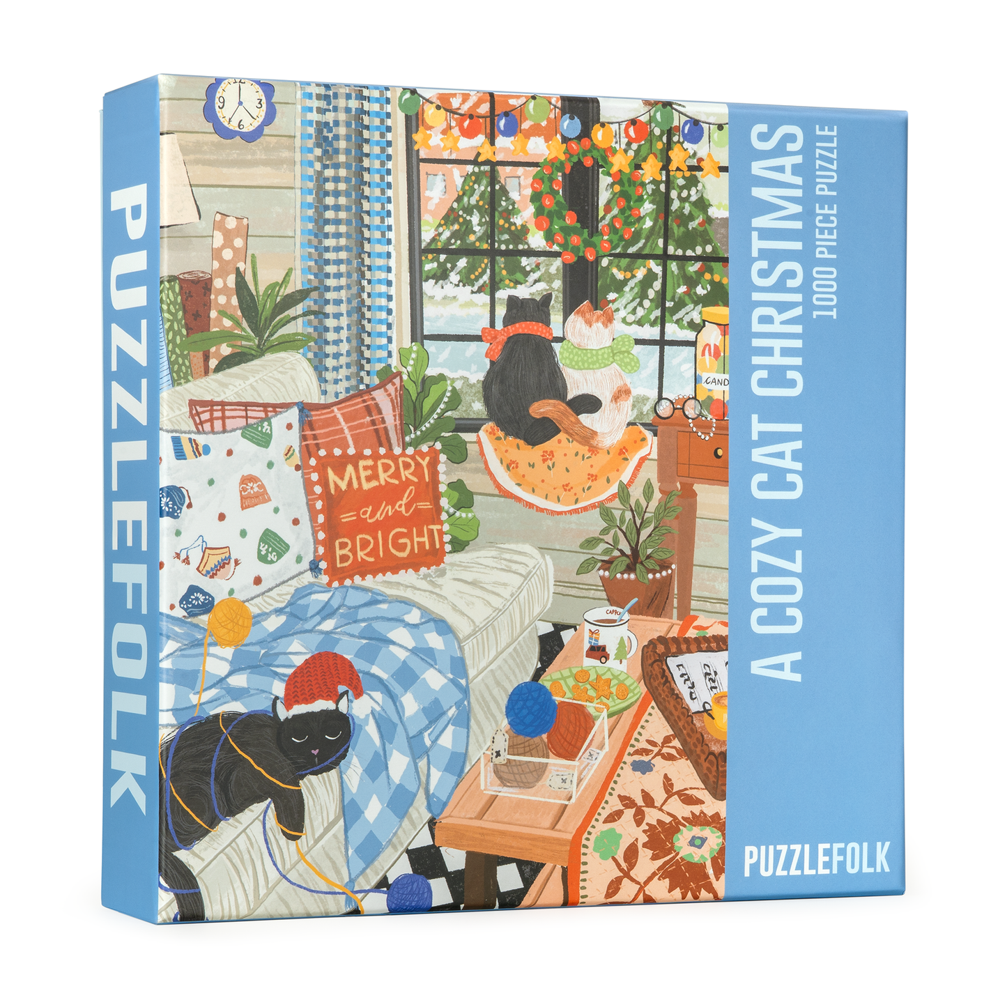 A Cozy Cat Christmas Puzzlefolk