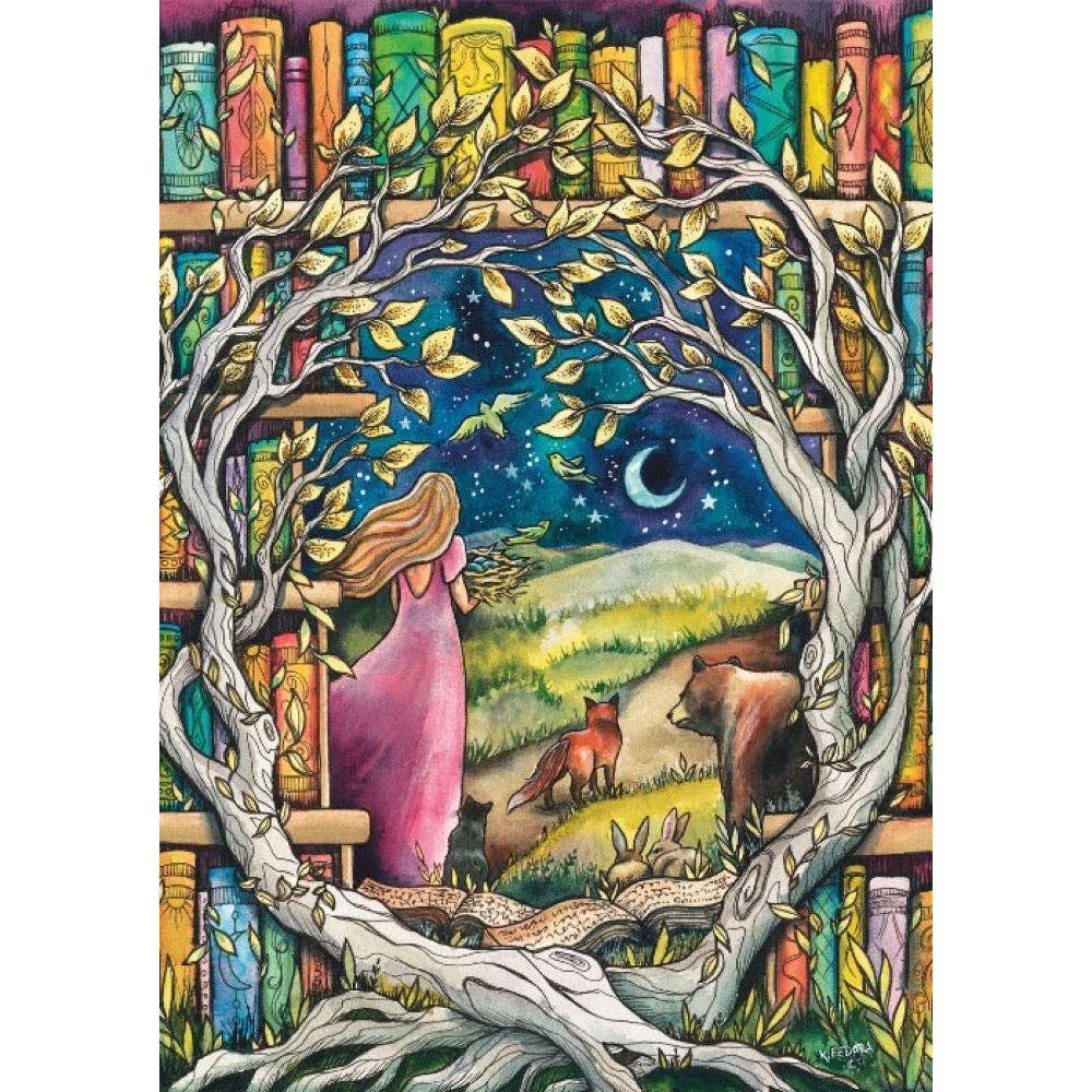 Magnolia 1105 Finding Dreamland Kat Fedora 1000pc Jigsaw Puzzle