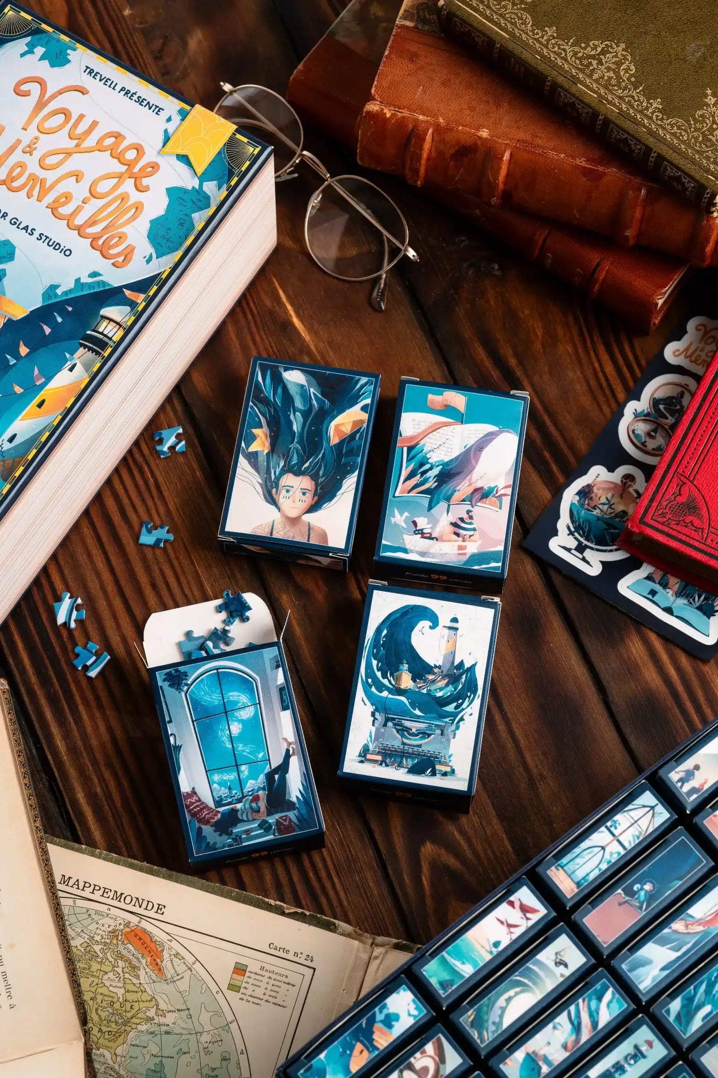 Trevell – Travel & Wonders Box Set – 24 mini puzzles