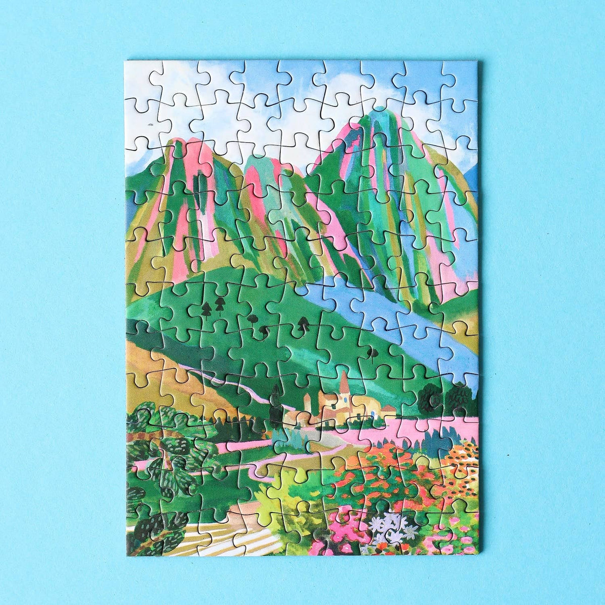The Dolomites mini puzzle, 99 pieces - Piecely