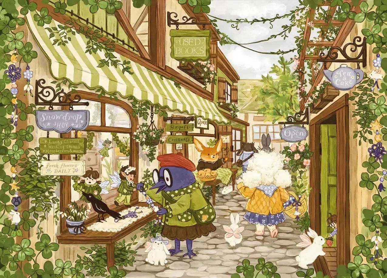 Shopping at Moonberry Market - La Pauz - 500 pieces