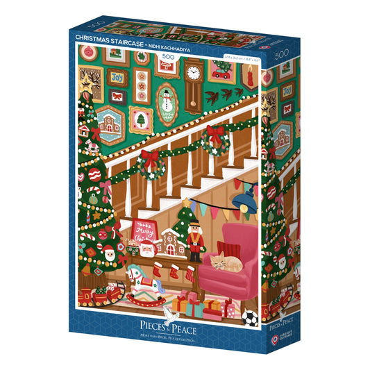 Christmas Staircase - Pieces & Peace