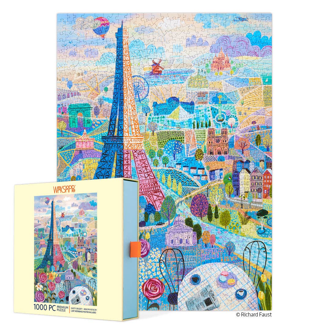 Paris - WerkShoppe 1000 Pc Puzzle -Slip Box