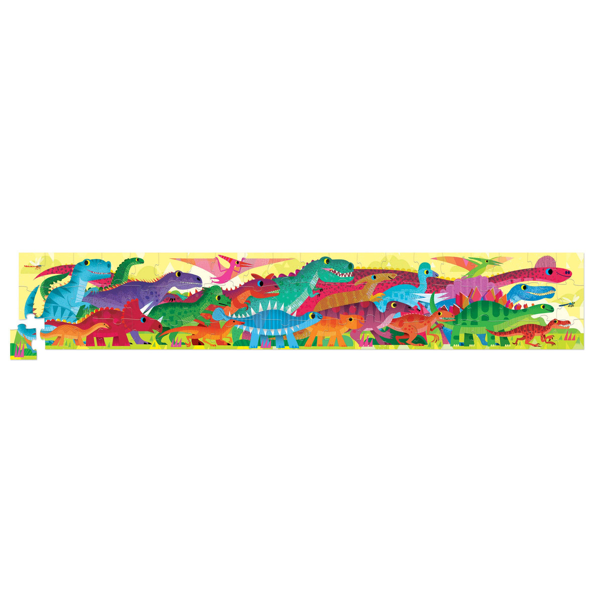 Dino World - Super Duper Long Puzzle 60 pc - Crocodile Creek