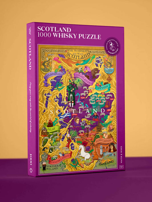 Scotland Whisky Puzzle - Water and Wines