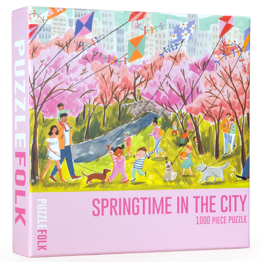 Springtime in the City Puzzlefolk
