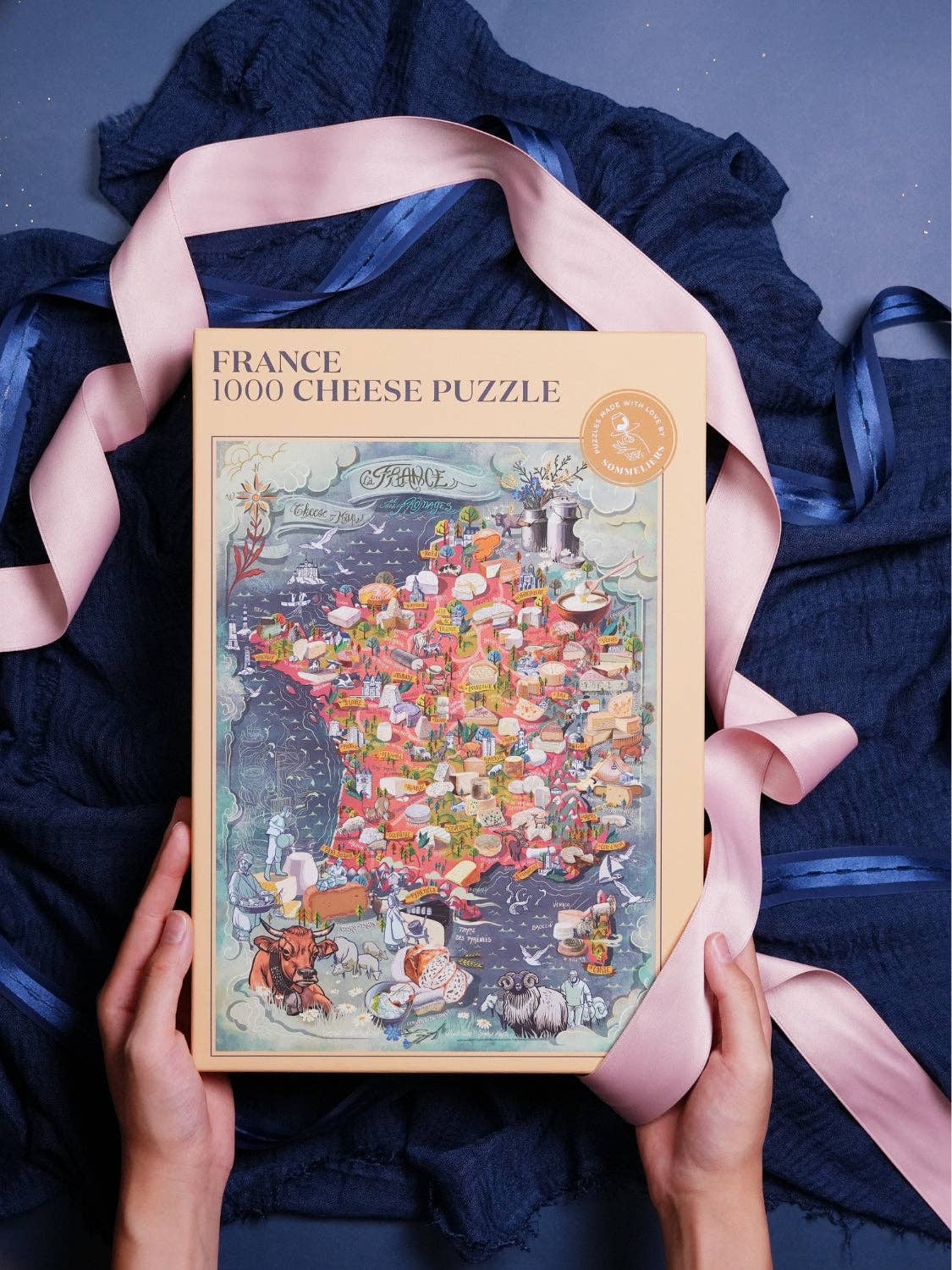 France Cheese Puzzle - Water and Wines