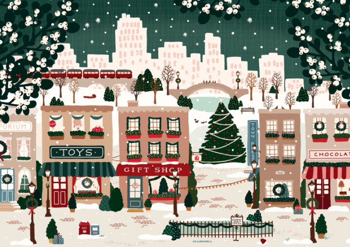 Small Town Holiday | 500-Piece Puzzle | Villager