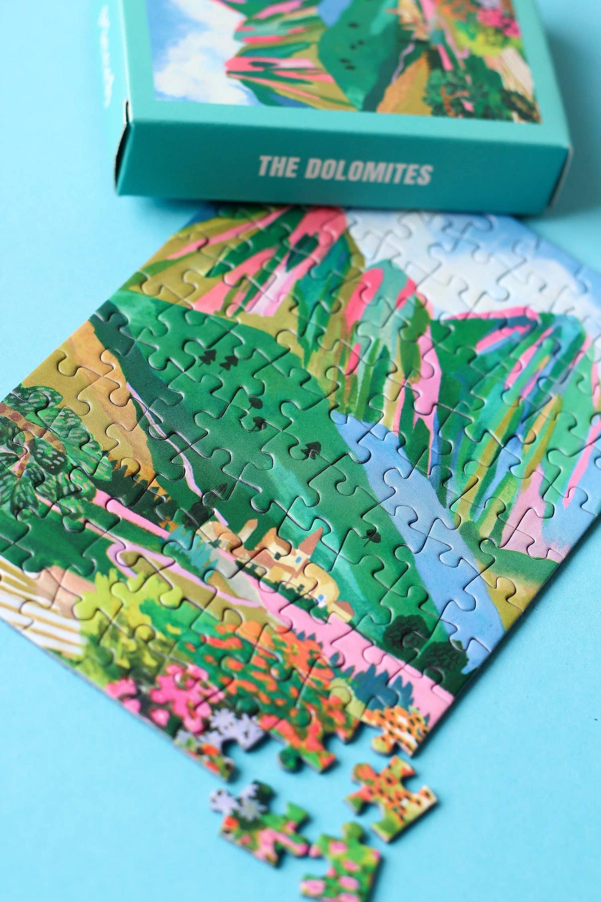 The Dolomites mini puzzle, 99 pieces - Piecely
