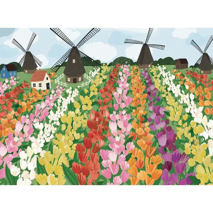 Tulip Fields - Puzzlefolk