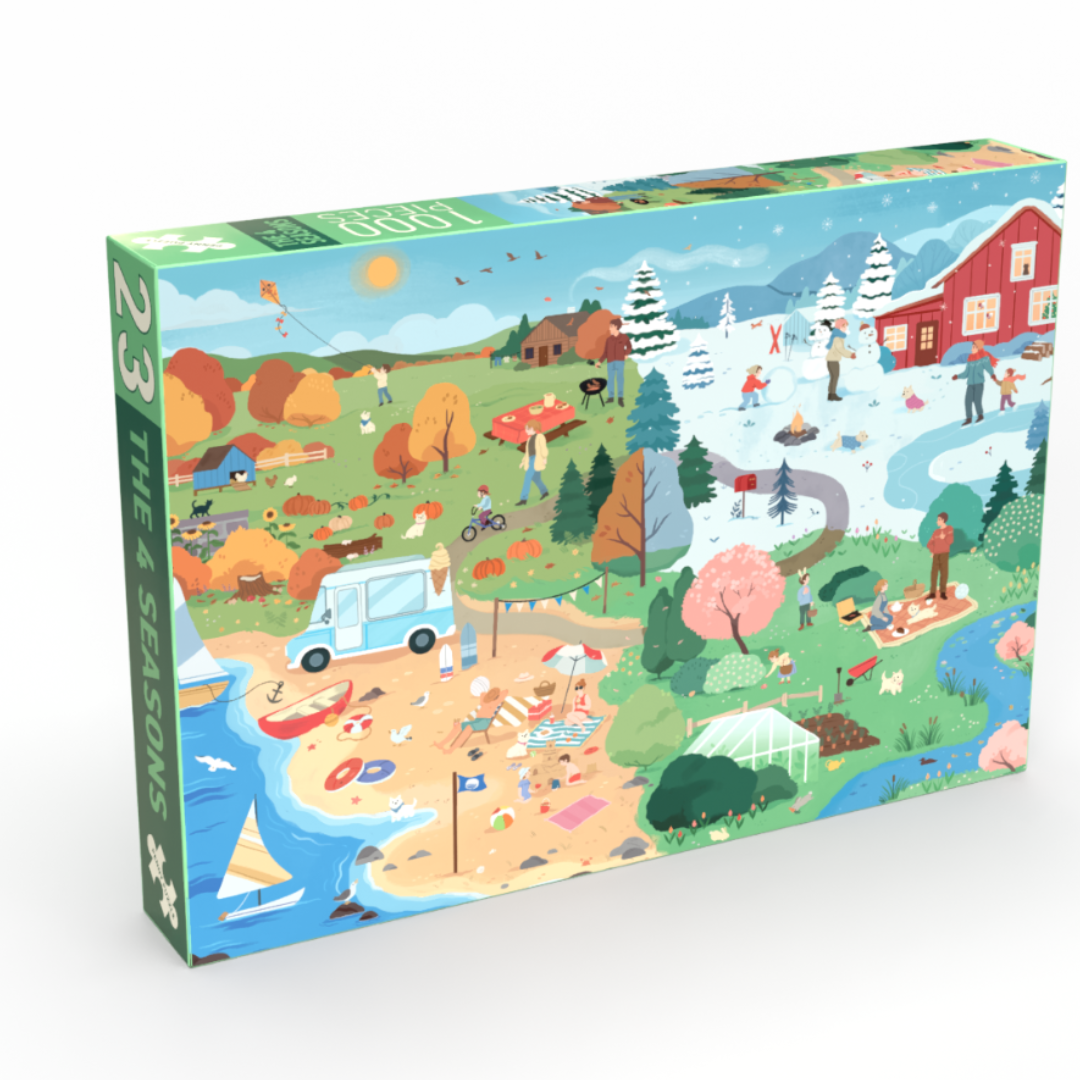 THE 4 SEASONS 1000 piece jigsaw puzzle