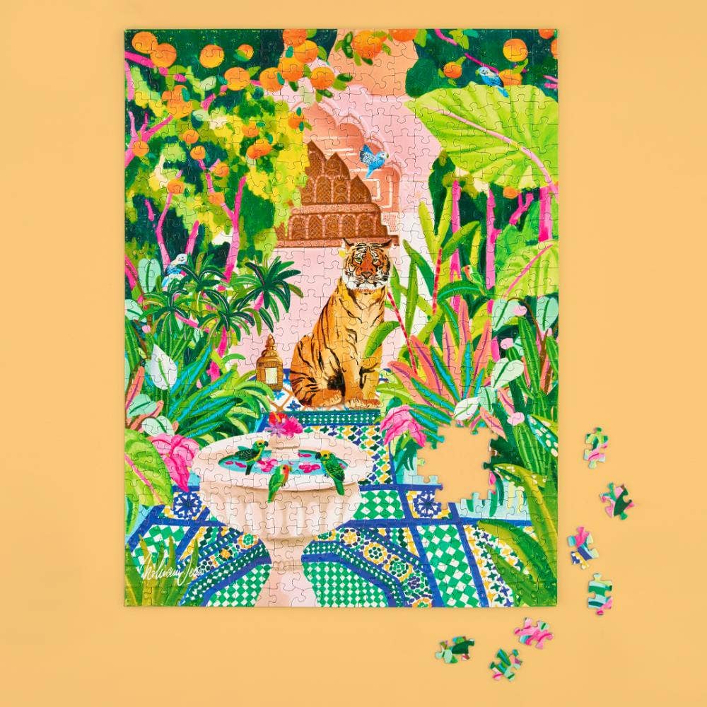 Peaceful Oasis - WerkShoppe 500 Pc Puzzle - Slip Box