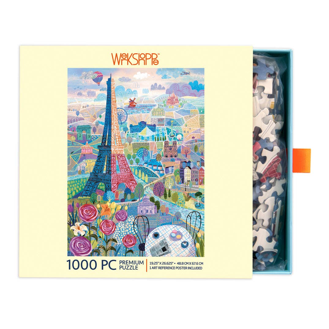 Paris - WerkShoppe 1000 Pc Puzzle -Slip Box