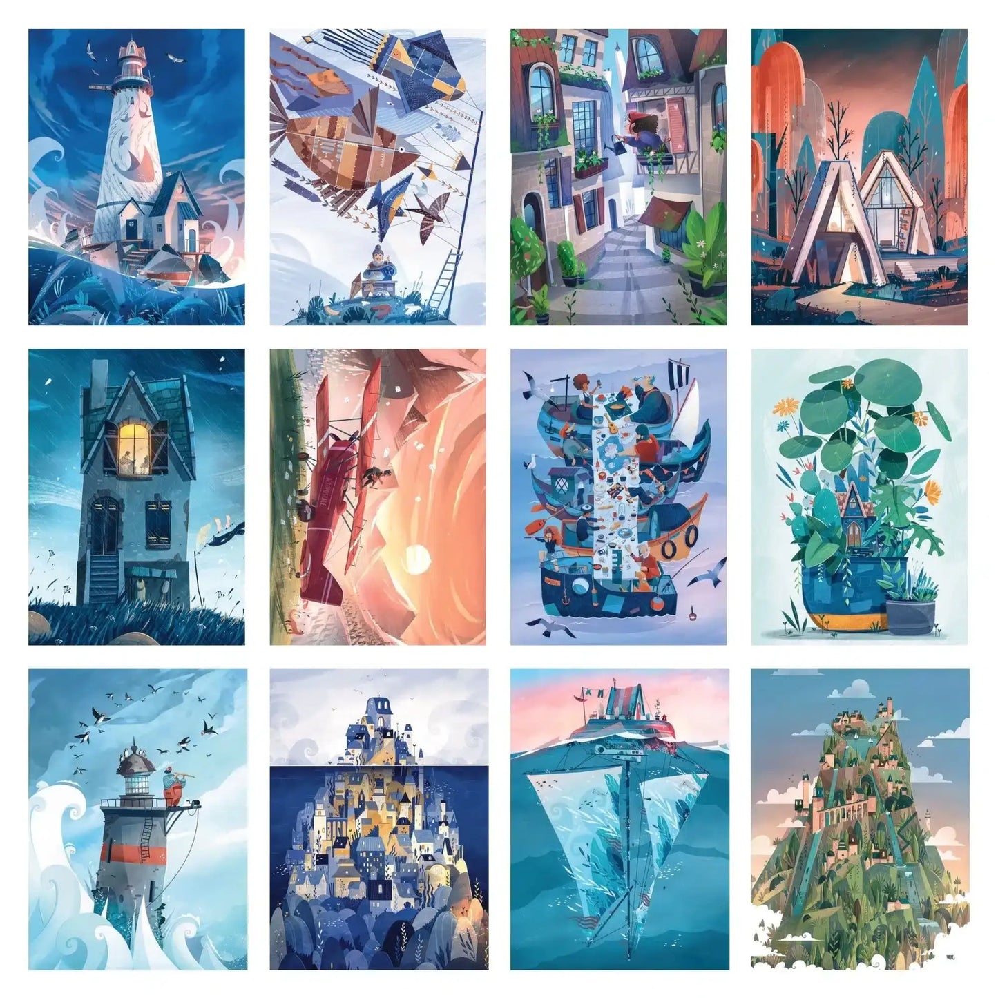 Puzzle in a Bottle Gift Box – Trevell – Eor Glas – 12 x 99p