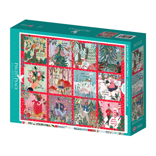 12 Days of Christmas - Pieces and Peace - 2000 pieces