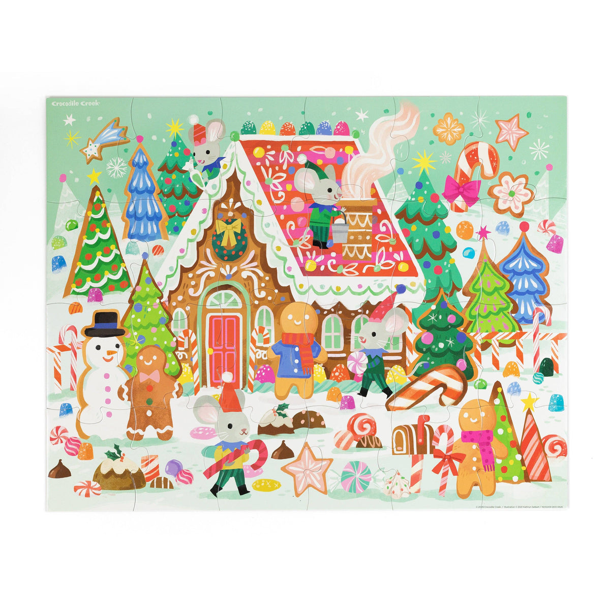 Gingerbread House - Classic Floor Puzzle 24 pc - Crocodile Creek