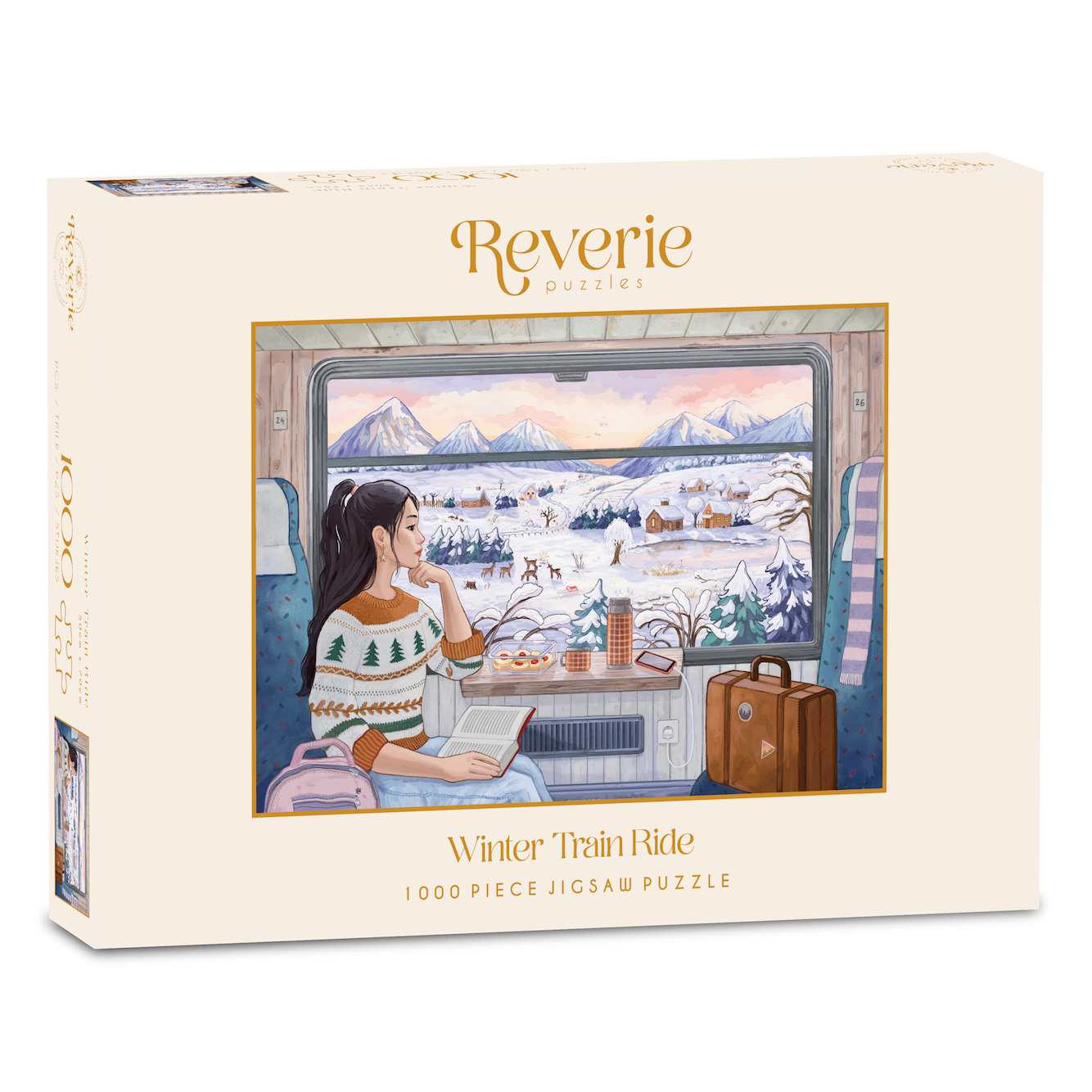 Winter Train Ride Jigsaw Puzzle (1000 Pieces) - Reverie