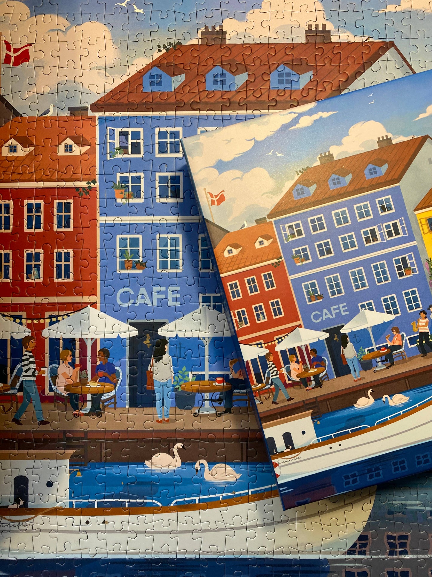 Nyhavn 1000 piece jigsaw puzzle from Penny Puzzle