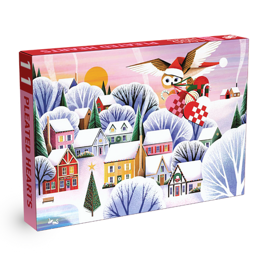 PLEATED HEARTS 1000 piece jigsaw puzzle