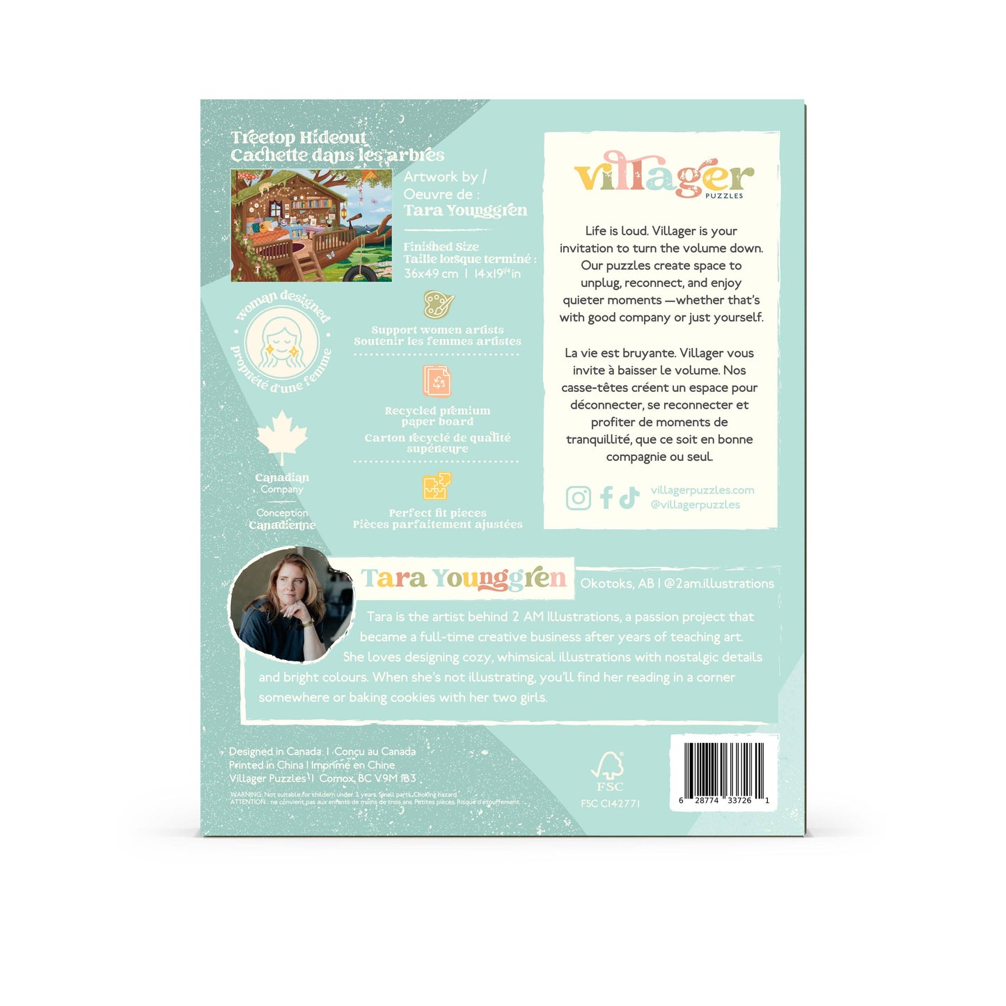 Treetop Hideout | Villager - 250 Piece Puzzle