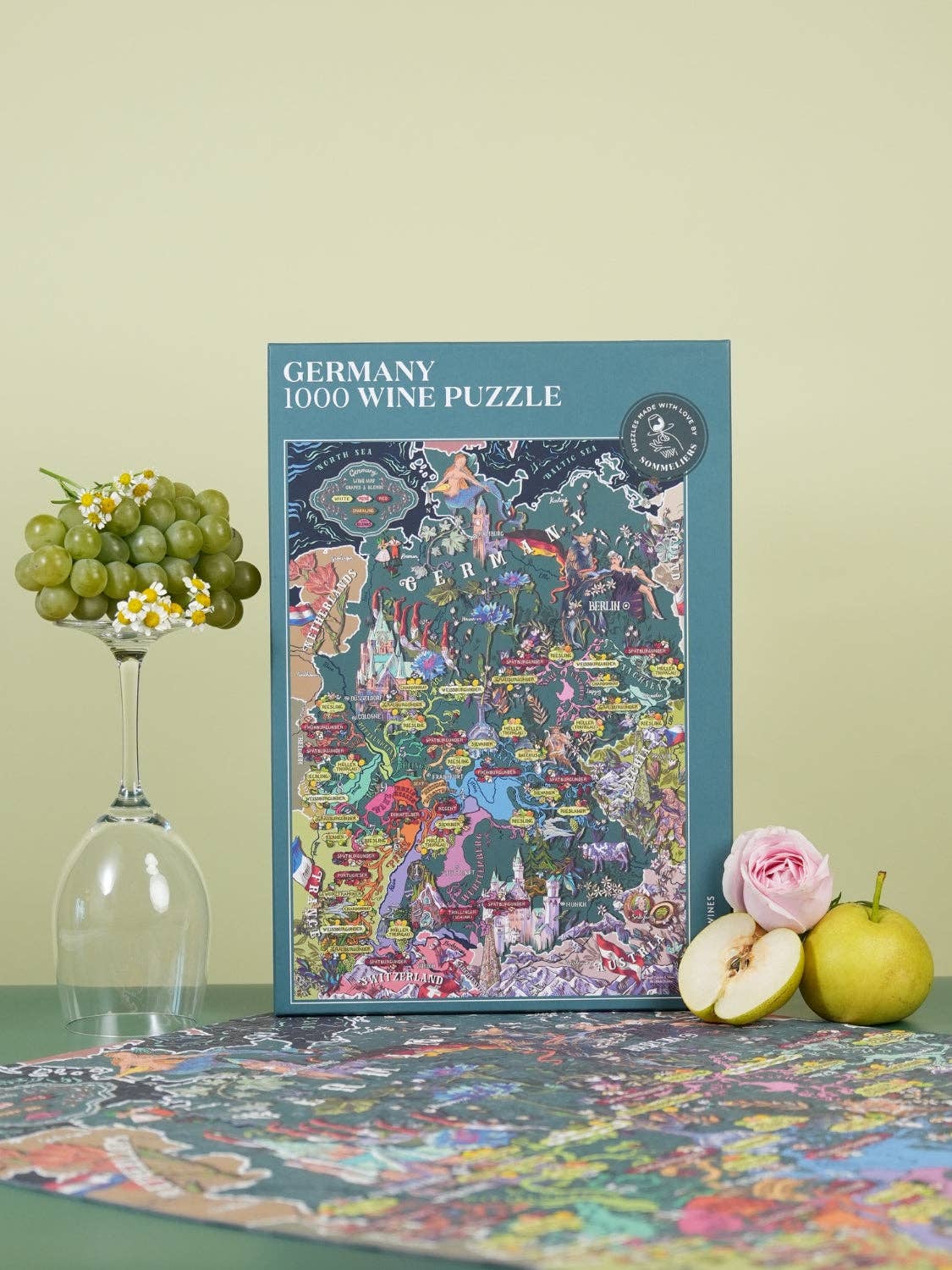Germany Wine Puzzle - Water and Wines