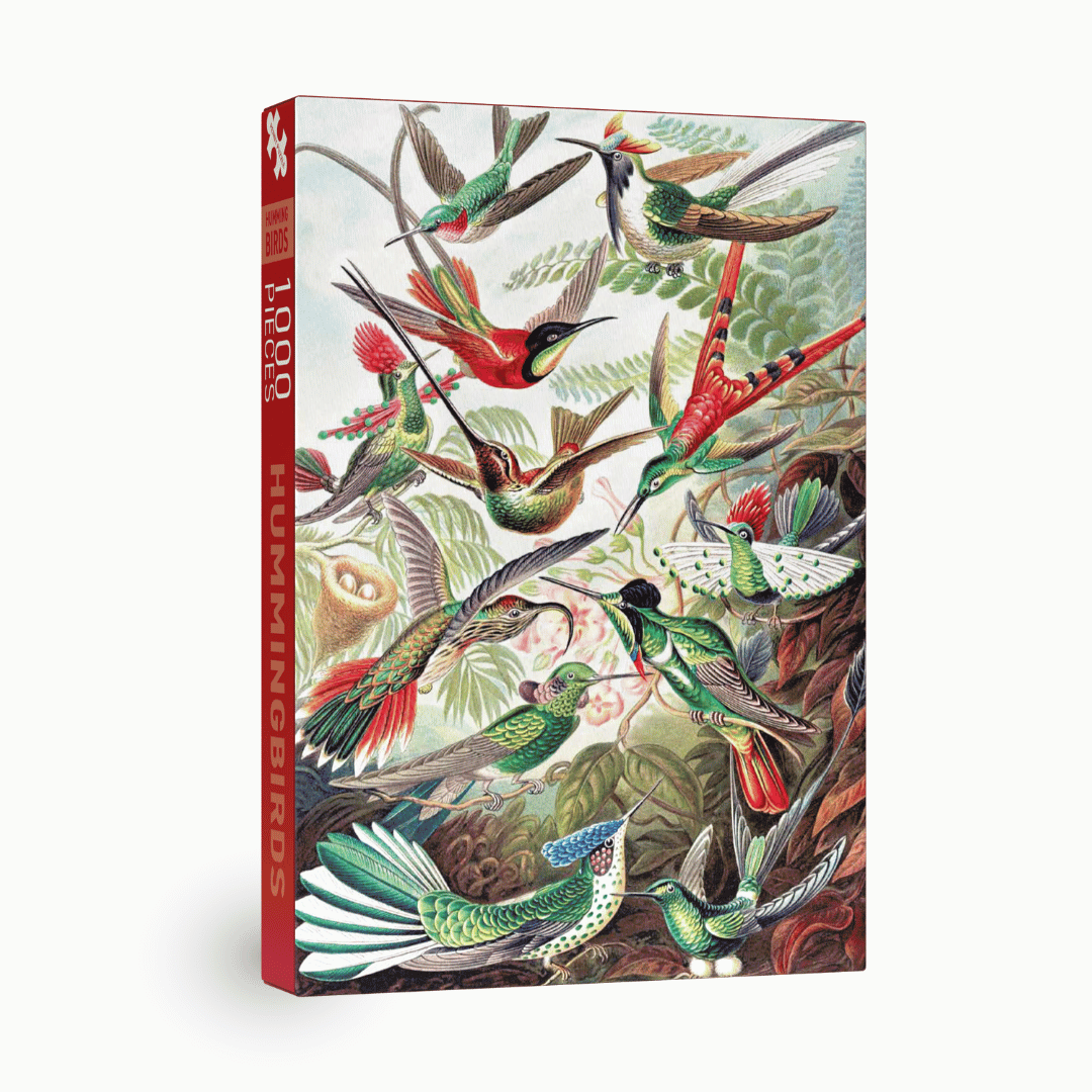 Hummingbirds 1000 piece Vintage jigsaw puzzle