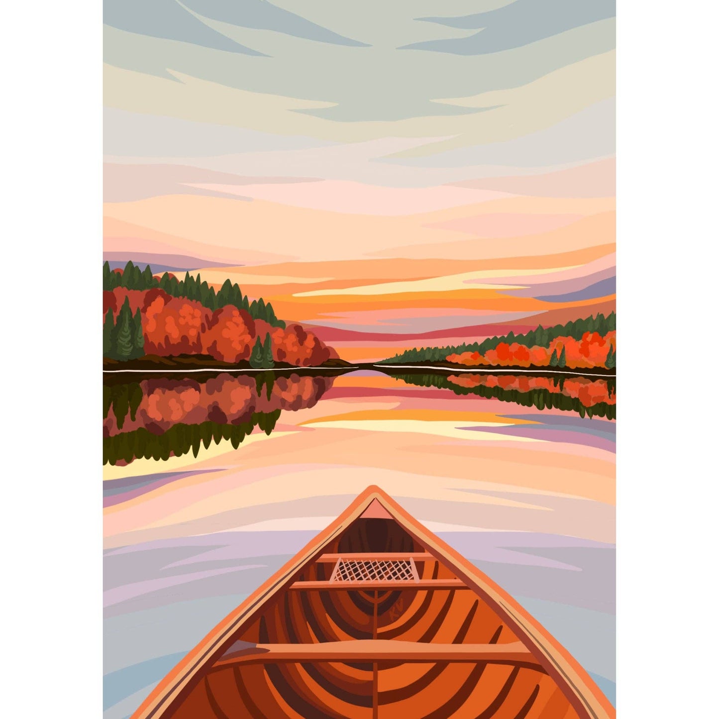 Canoeing at Dawn | Villager -  500-Piece Puzzle