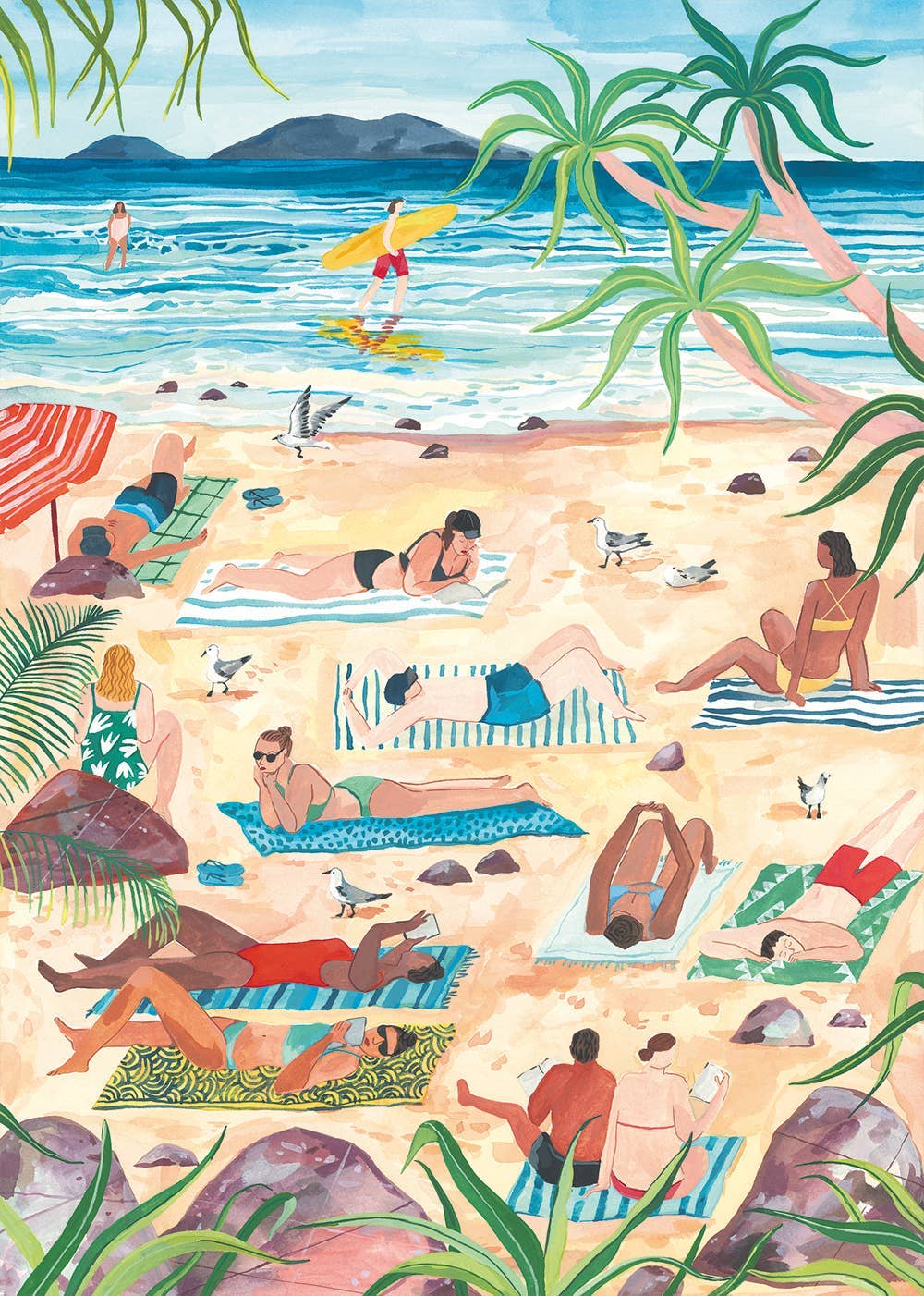 Day at the Beach - Pieces and Peace
