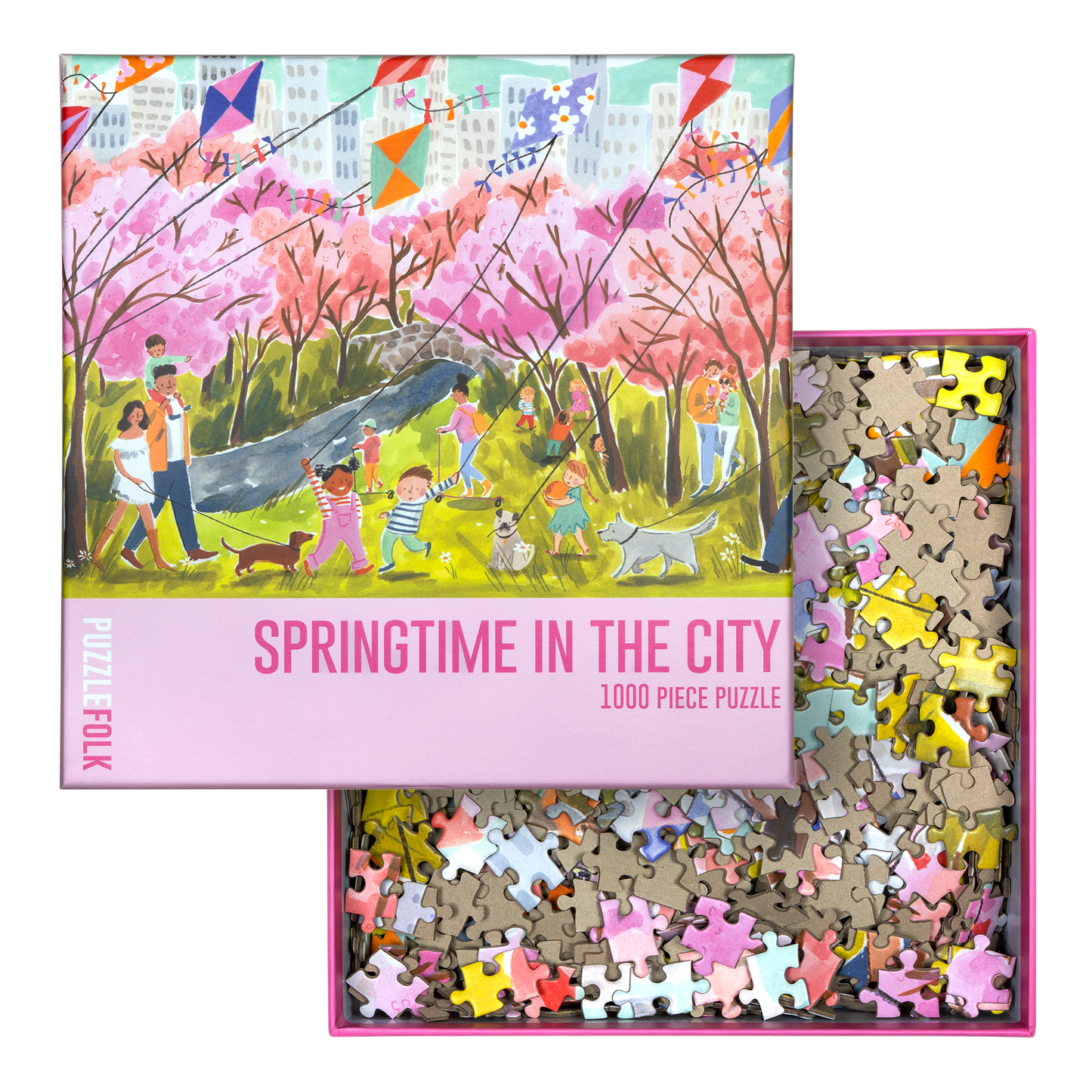 Springtime in the City Puzzlefolk
