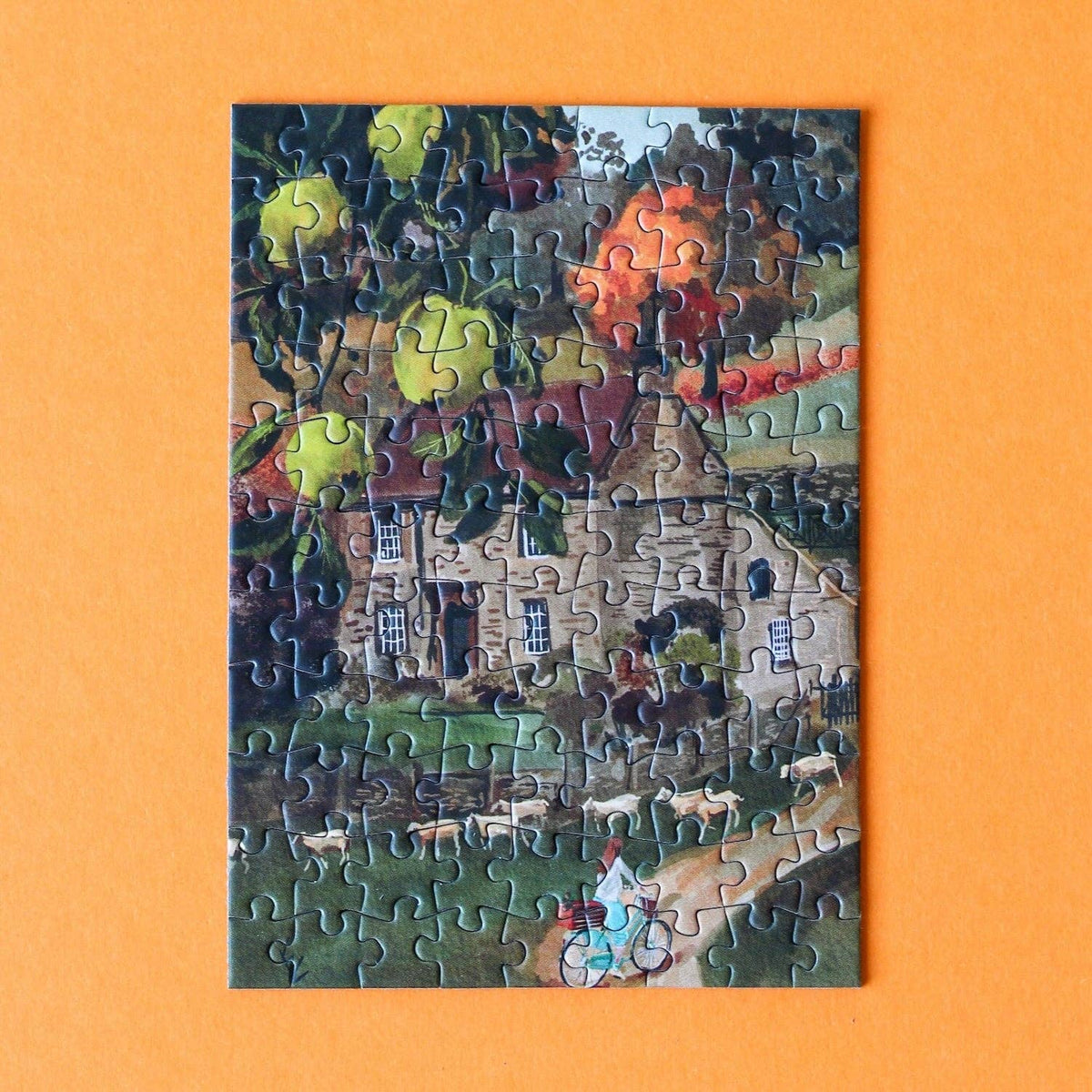 English Cottage 99 piece mini puzzle - Piecely
