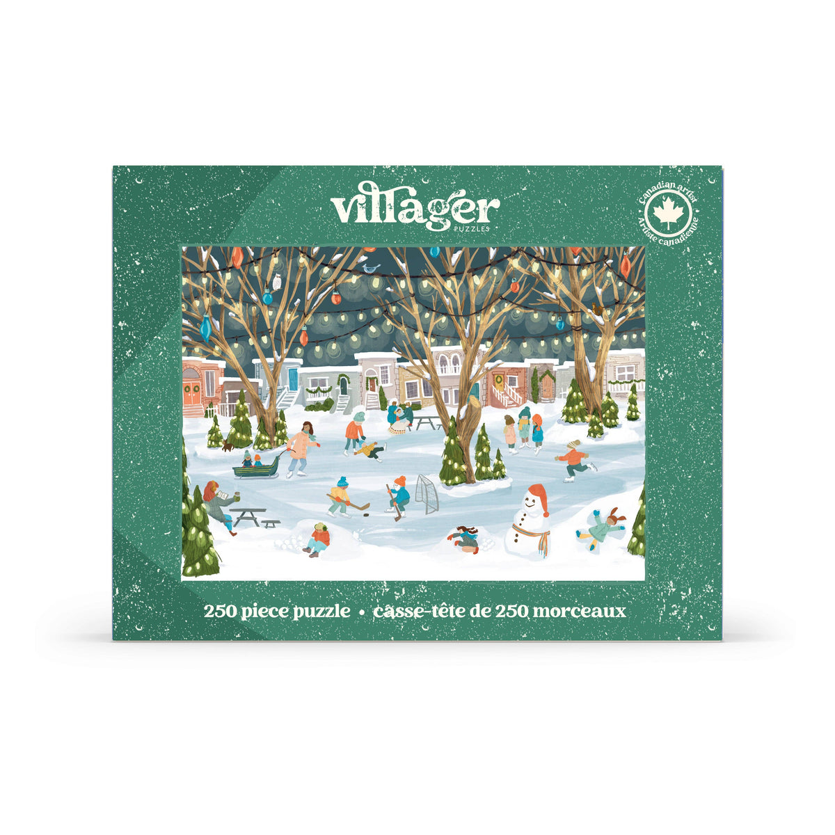 Neighbourhood Rink | 250 Piece Puzzle | Villager