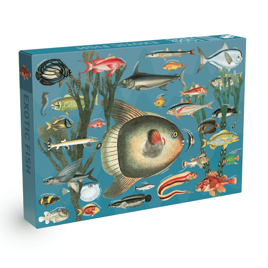 Exotic Fish 1000 piece Vintage jigsaw puzzle