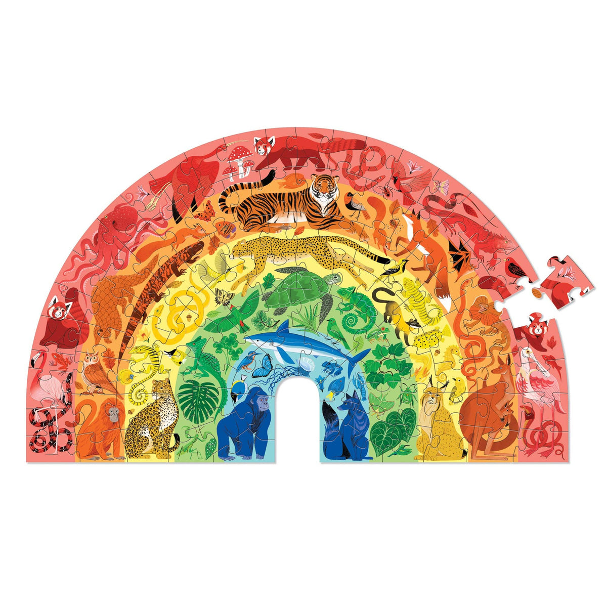 Rainbow Puzzle 100 pc - Crocodile Creek