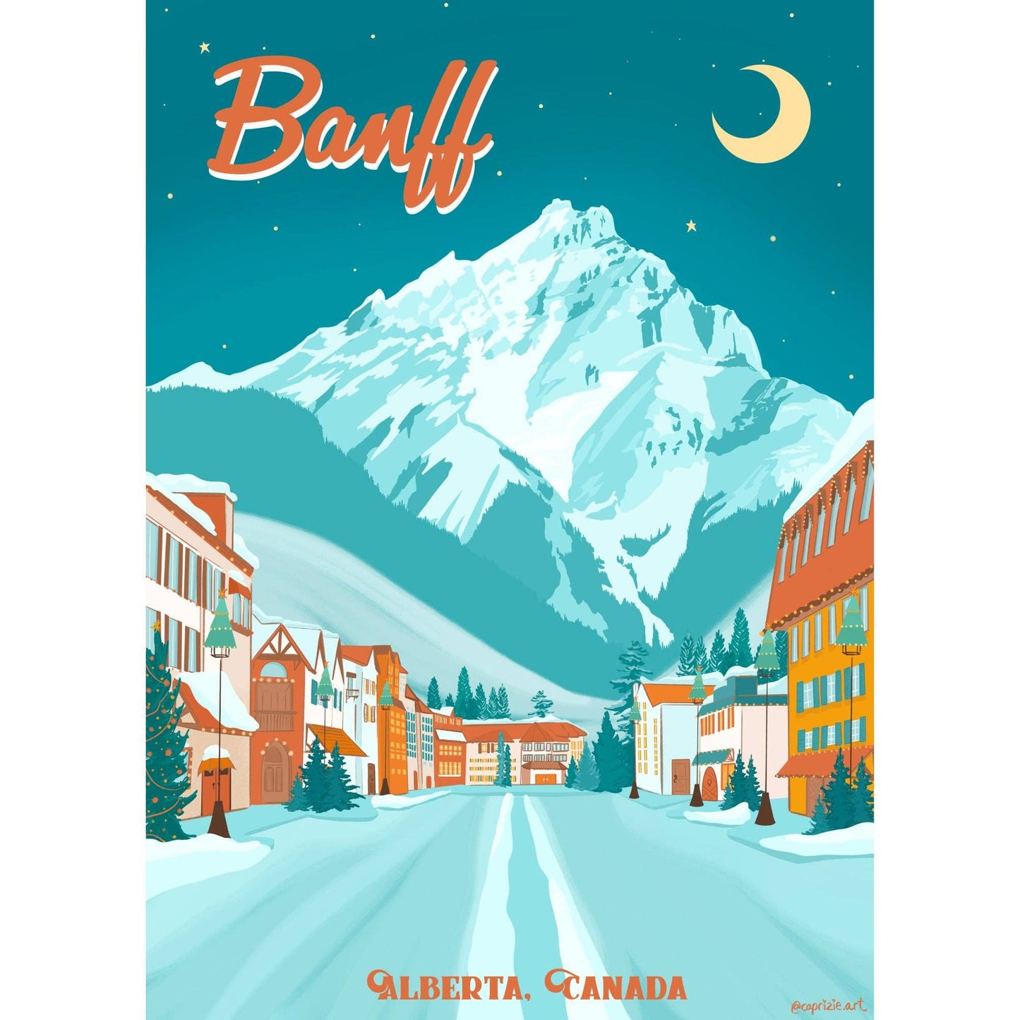 Banff Moonlight - Villager