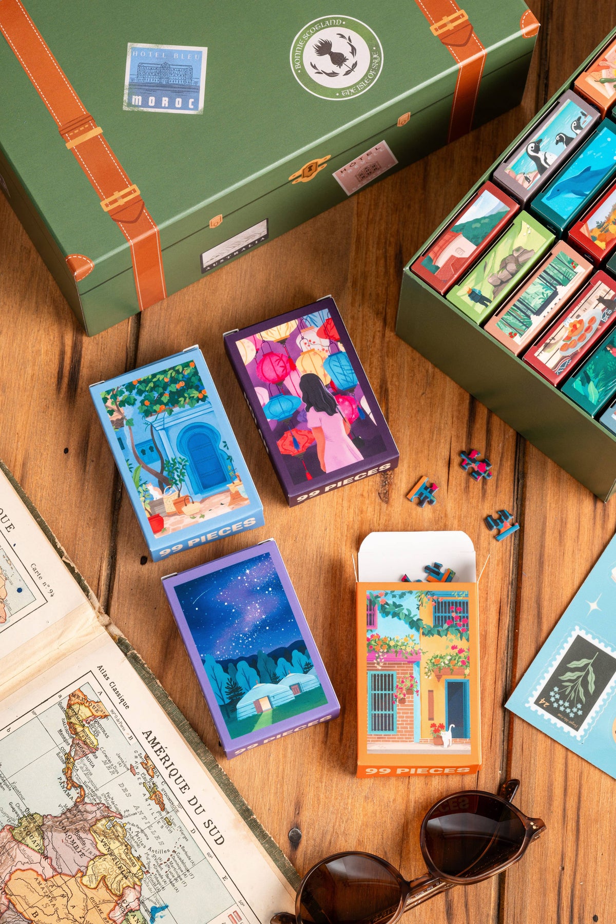 The Memory Trunk - Trevell Box Set – 24 mini puzzles