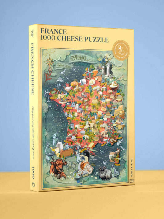 France Cheese Puzzle - Water and Wines