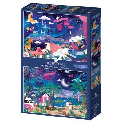 My Dreams 2x500 Piece Puzzles - Pieces and Peace
