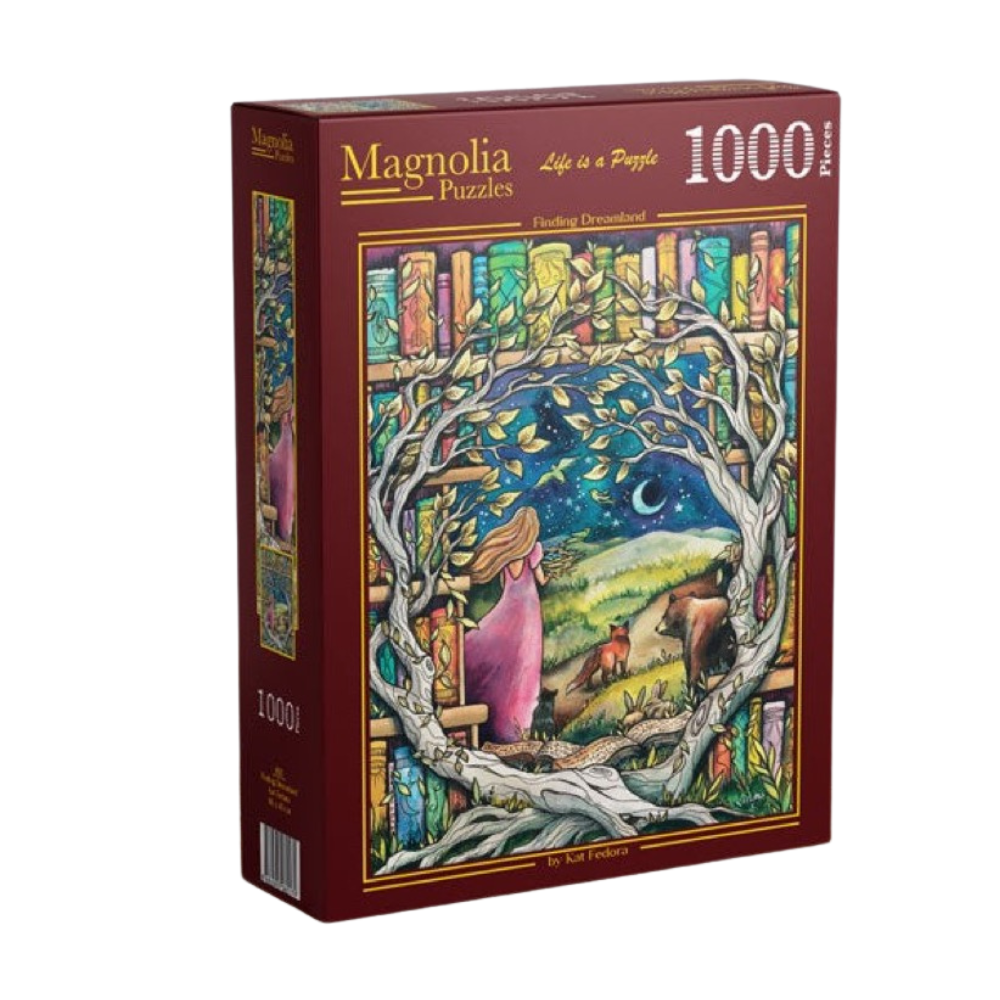 Magnolia 1105 Finding Dreamland Kat Fedora 1000pc Jigsaw Puzzle