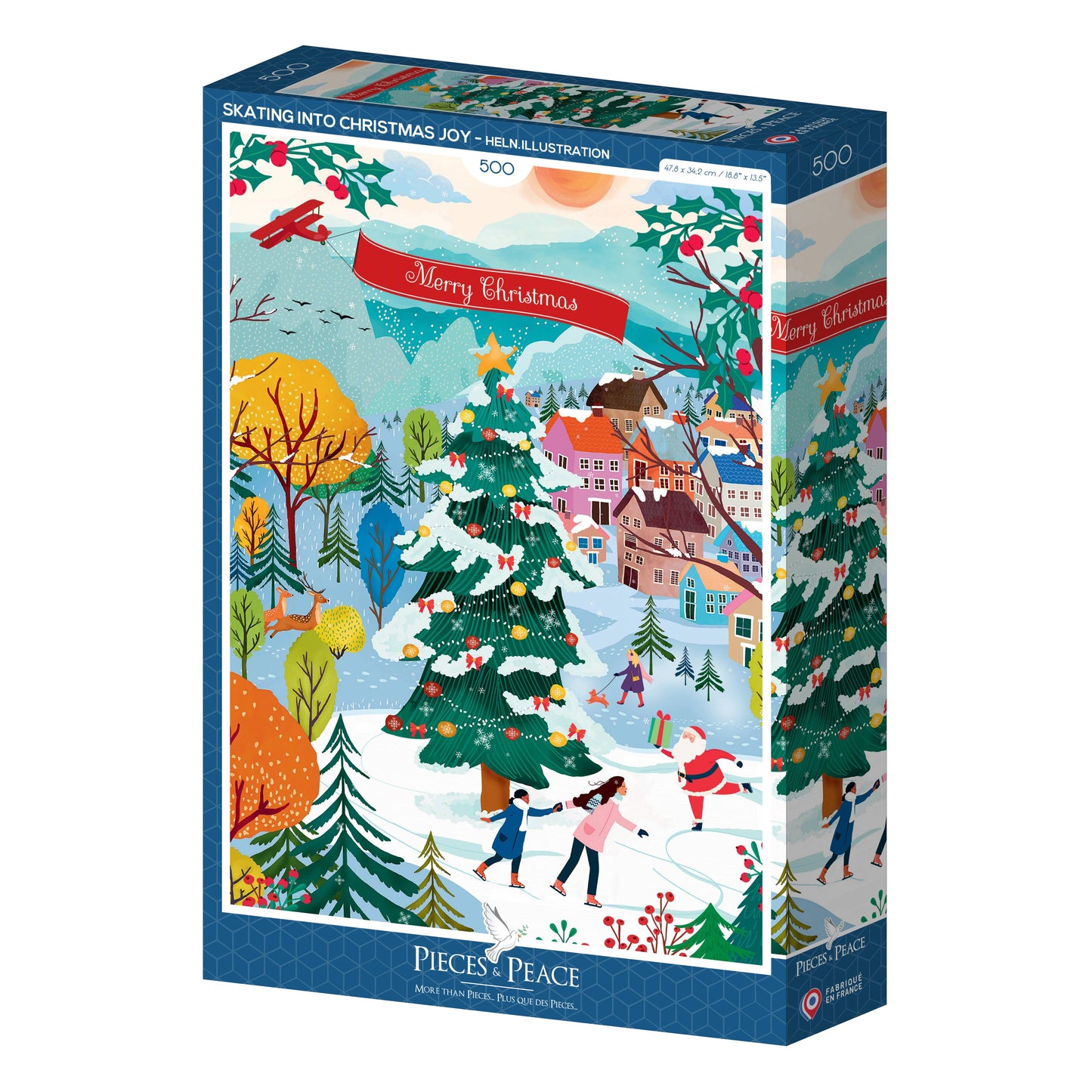 Skating in the Joy of Christmas - Pieces and Peace