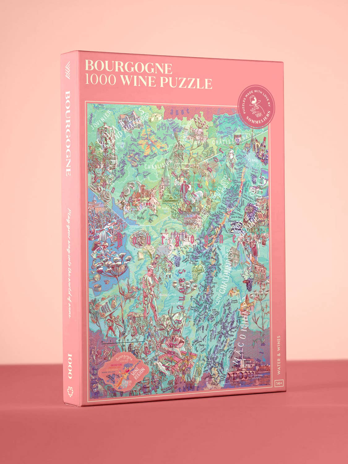 Bourgogne Wine Puzzle - Water and Wines