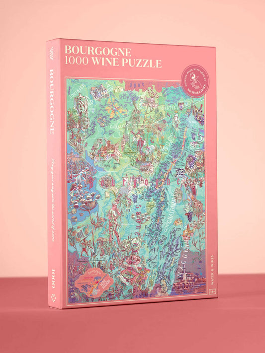 Bourgogne Wine Puzzle - Water and Wines