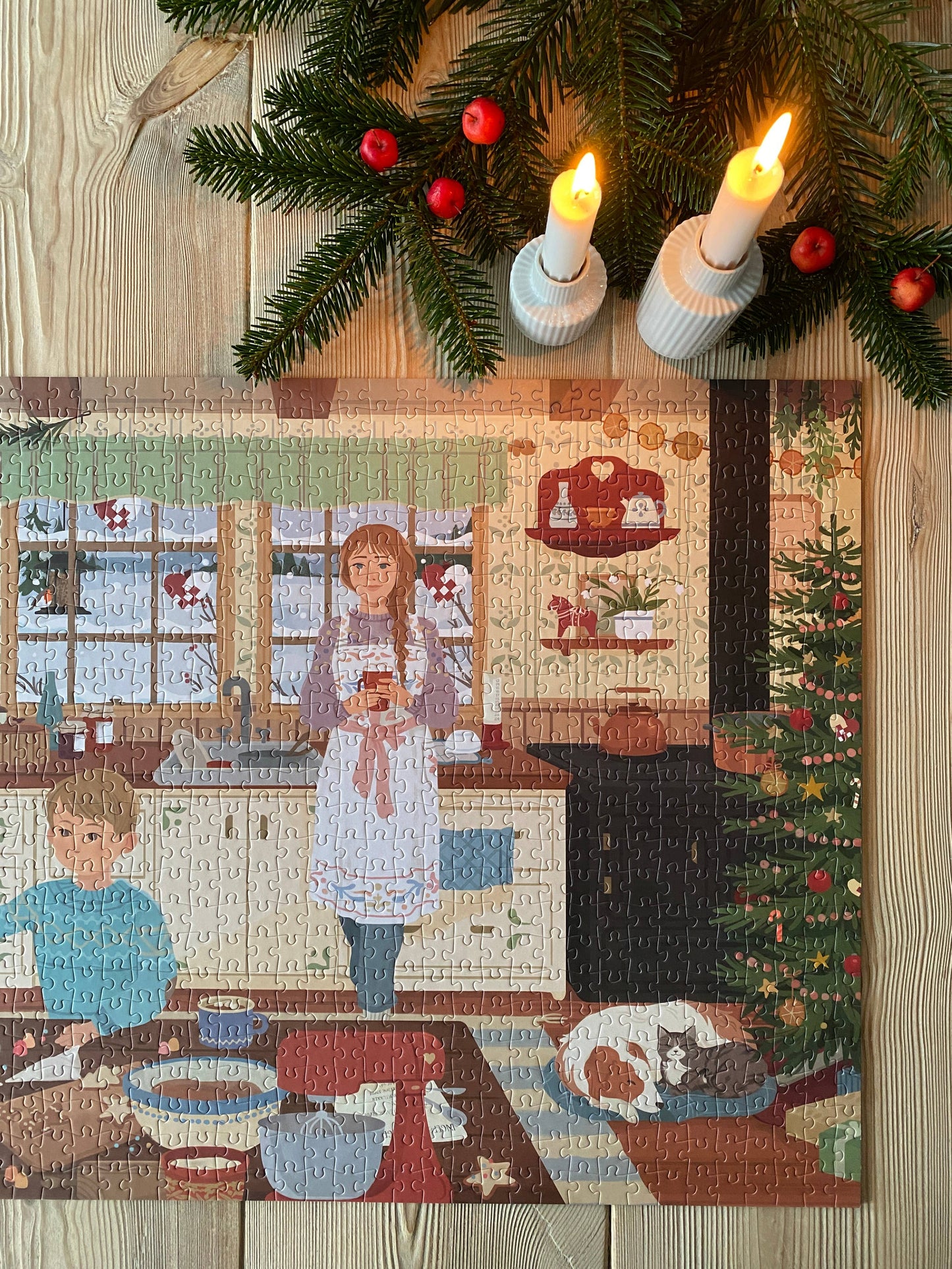 HYGGE HOLIDAYS 1000 piece jigsaw puzzle from Penny Puzzle