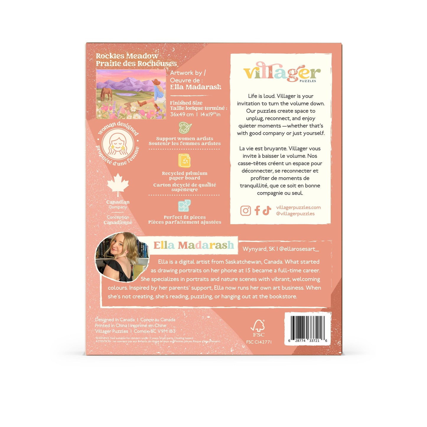Rockies Meadow | Villager - 250 Piece Puzzle